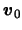 $ \boldsymbol{\ensuremath{v}}_0 $