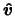 $ \boldsymbol{\hat{\ensuremath{v}}} $