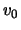 $ \ensuremath{v}_0 $