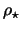 $ \rho_\star $