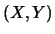 $ (X,Y) $