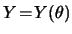 $ Y \! = \! Y(\theta) $